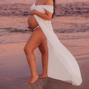 Chiffon Maternity Photo Dress